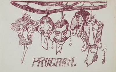 PROGRAM KABARETU, OK. 1914