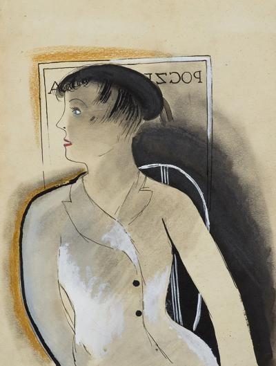 DZIEWCZYNA NA POCZCIE, 1937