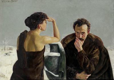 ANHELLI I ELOE. AUTOPORTRET Z ŻONĄ, 1916