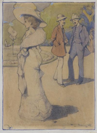 W PARKU, 1910