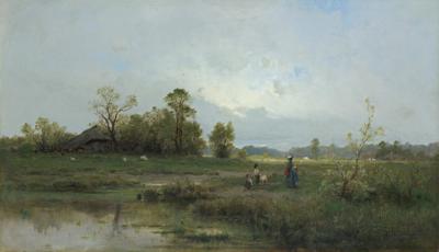 NA PRZECHADZCE. SPACER, 1880