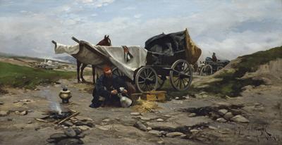 ODPOCZYNEK W DRODZE, 1887