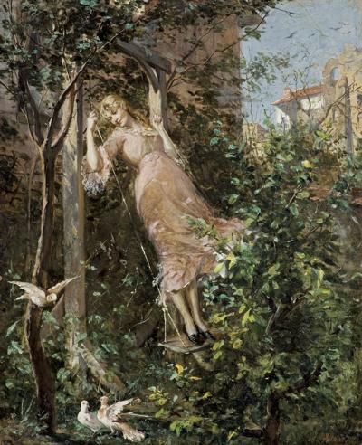 NA HUŚTAWCE, 1881