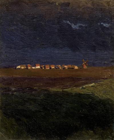 WIEŚ O ZACHODZIE (WIEŚ NOCĄ), LIPIEC 1897