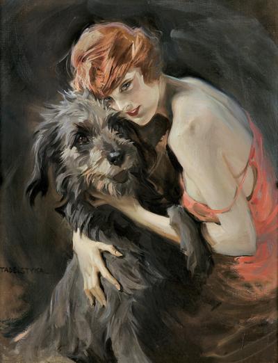 KOBIETA Z PSEM, PRZED 1926