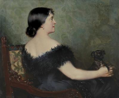 DAMA Z PIESKIEM, 1894