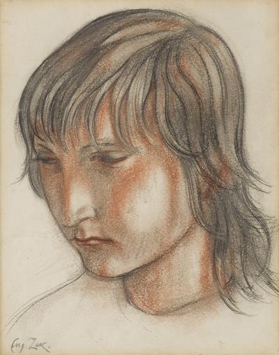 GŁOWA MŁODZIEŃCA, OK. 1915-1920