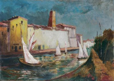 NAD KANAŁEM W MARTIGUES, OK. 1920