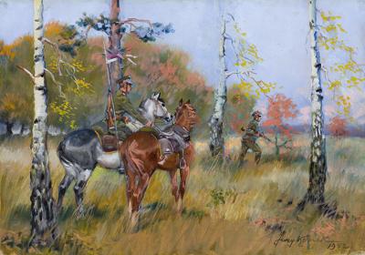 UŁANI NA ZWIADZIE, 1950
