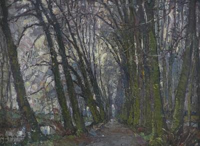 ALEJA WŚRÓD DRZEW, 1933