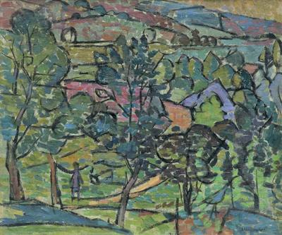 PEJZAŻ Z ZABRZEŻY, 1951