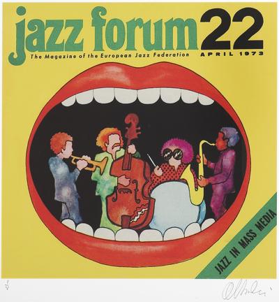 OKłADKA DO „JAZZ FORUM” NR 22 (LIPIEC 1973)
