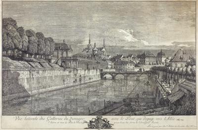 WIDOK GALERII ZWINGER W DREŹNIE, 1758