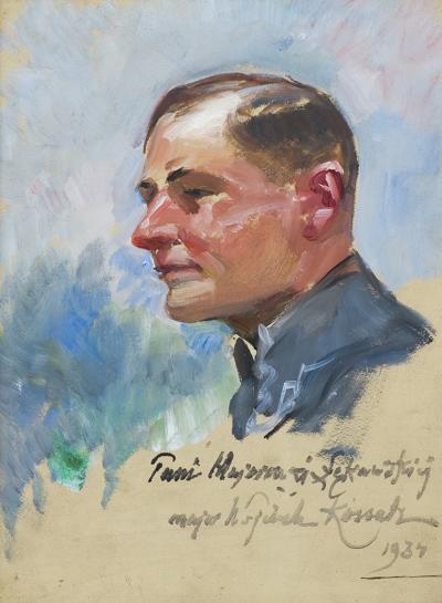 PORTRET PODPUŁKOWNIKA TADEUSZA ŁĘKAWSKIEGO,1934