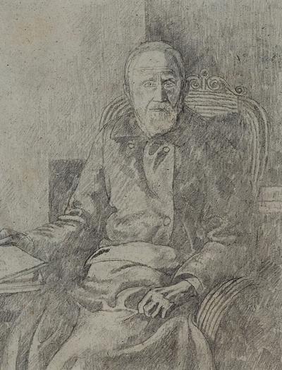 PORTRET MĘŻCZYZNY W FOTELU