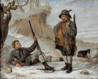 WYPADEK NA POLOWANIU, 1870