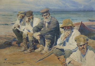 ODPOCZYNEK RYBAKÓW, 1918
