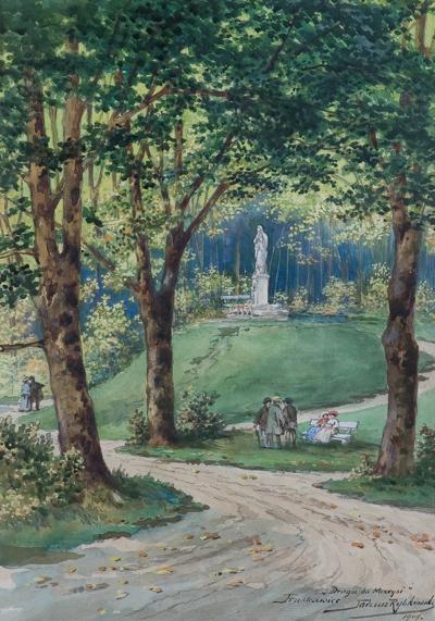 DROGA DO ŹRÓDŁA MARYSI W TRUSKAWCU, 1909
