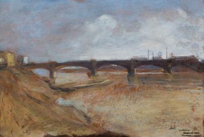 KRAKÓW. WIDOK NA MOST PODGÓRSKI, 1909