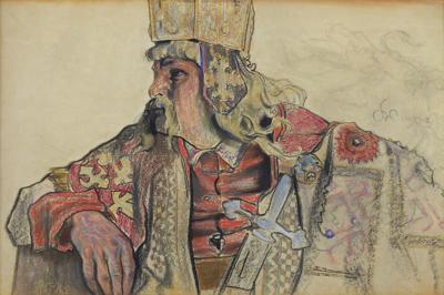 JÓZEF SOSNOWSKI W ROLI KRÓLA BOLESŁAWA, 1903