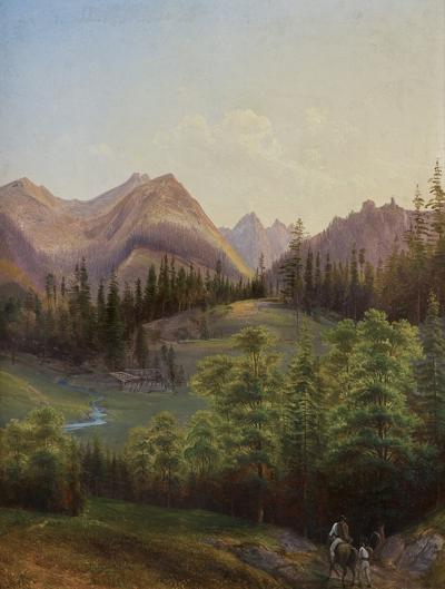 PEJZAŻ Z ZAKOPANEGO, 1838