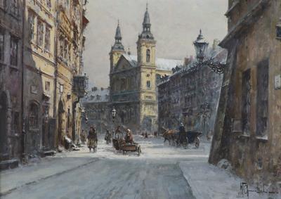 ULICA FRETA, WIDOK NA KOŚCIÓŁ ŚW. DUCHA