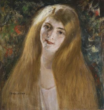 PORTRET MŁODEJ KOBIETY