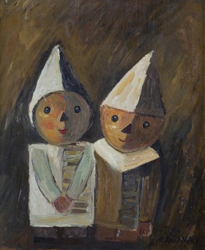 DWOJE DZIECI, OK. 1930