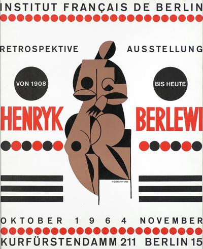 PLAKAT WYSTAWY "RETROSPEKTIVE...", 1964