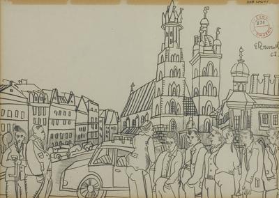 KRAKóW. RYNEK GłóWNY, 1967