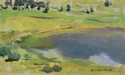 JEZIORO WŚRÓD ŁĄK, 1900-1915