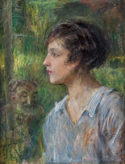 PORTRET KOBIETY Z FAUNEM