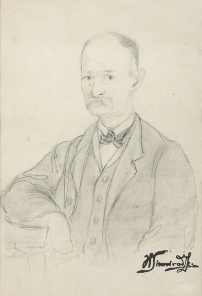 PORTRET MĘSKI, LATA 70. XIX W.