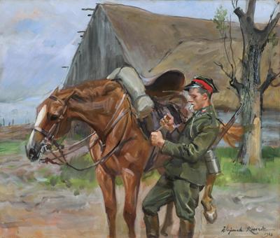 UŁAN Z KONIEM, 1932