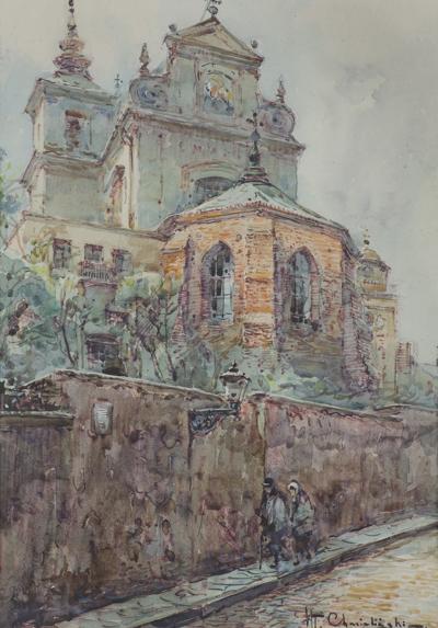WIDOK NA KOŚCIÓŁ ŚW. ANNY, PRZED 1939