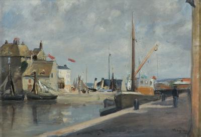 WIDOK PORTU W HONFLEUR, 1933
