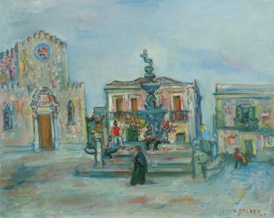 WIDOK PIAZZA DUOMO W TAORMINIE