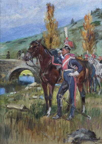SZWOLEŻER GWARDII POLSKIEJ POD SOMOSIERRĄ, 1940