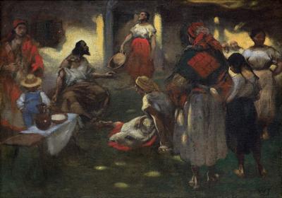 CHRYSTUS W DOMU MARII I MARTY, OK. 1905