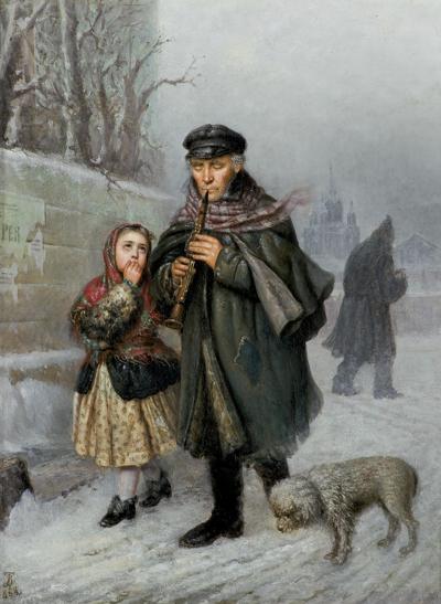 KLARNECISTA – SCENA Z ULICY  PETERSBURGA, 1868