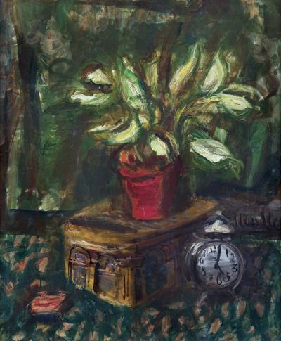 MARTWA NATURA Z BUDZIKIEM, 1937