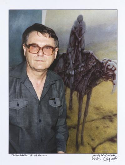 ZDZISŁAW BEKSIŃSKI, VI 1986, WARSZAWA