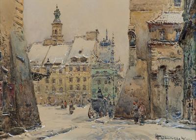 WIDOK NA RYNEK STAREGO MIASTA, PRZED 1939