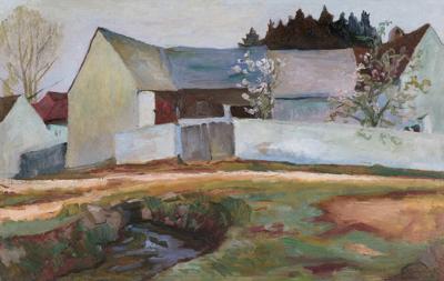 POLSKA WIEŚ WIOSNĄ, 1912