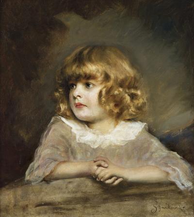 PORTRET CÓRKI ADY, OK. 1917