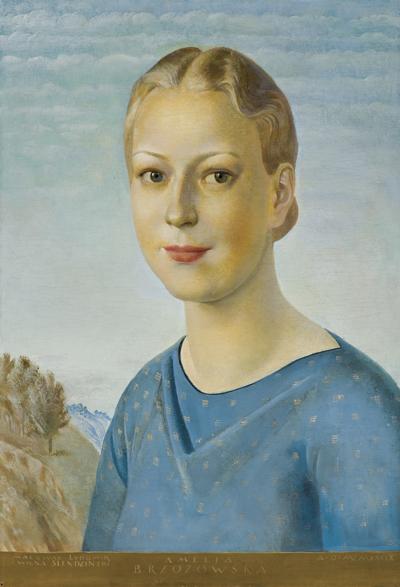 PORTRET AMELII BRZOZOWSKIEJ, 1939