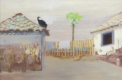 PEJZAŻ Z SĘPEM, 1942