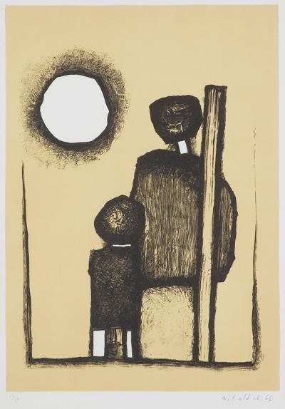 RYCINA Z TEKI "LES CREVASSES DU CIEL", 1967