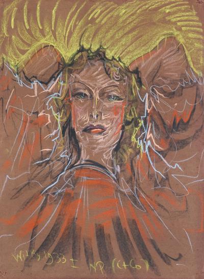 PORTRET JANINY (INKI) LESZCZYŃSKIEJ, 1933