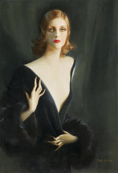 PORTRET JAYNE MANNERS, POCZ. LAT 30. XX W.